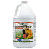 LIQUIDHEALTH K9 Glucosamine bottle 1 gallon supports joint mobility.