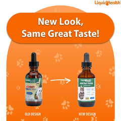 LIQUIDHEALTH hip joint support liquid aiding mobility in aging cats.