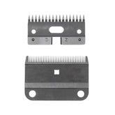 Lister A2F/AC Fine Blade closeup in silver for precise, smooth cuts on large animals