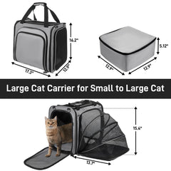 LitaiL cat carrier shows breathable design for better airflow during travel.