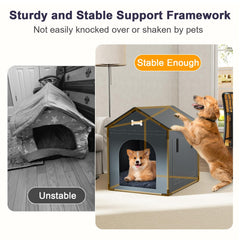 LitaiL dog house plush cushion provides year round comfort