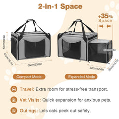 LitaiL breathable design promoting airflow for calm travel with cats