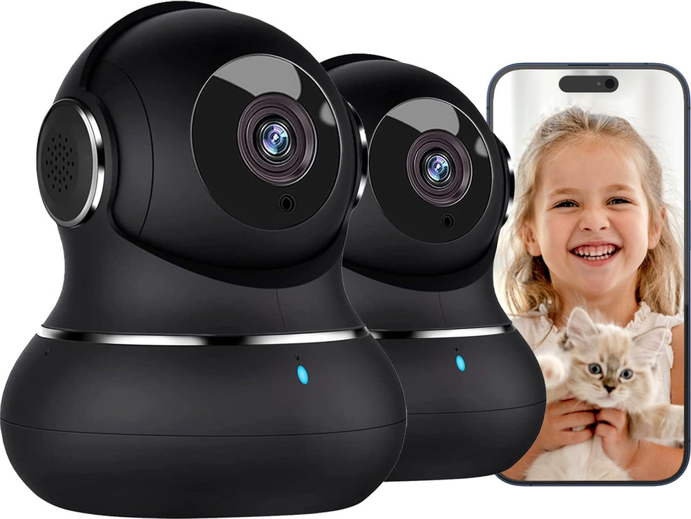 Litokam 2K indoor camera with 360 pan-tilt view delivering full-room coverage