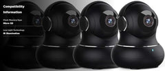 Litokam 2K indoor camera motion-detection alerts keep you informed.