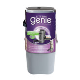 Litter Genie pail compact design highlights space-saving solution for small spaces.