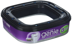 LitterLocker Genie refill 6-pack shown for easy, odor-sealing litter disposal.
