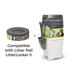 Litter Locker refill dispenser-ready image shows quick setup.