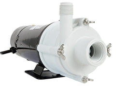 Little Giant 3-MDQX-SC inline pump setup for efficient aquarium circulation.