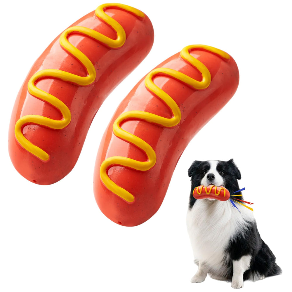 LiuMelinda dog chew toy durable rubber close-up highlights bite resistance for aggressive chewers.