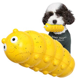 LiuMelinda indestructible dog toy close-up showing the yellow insect, ideal for tough chewers.