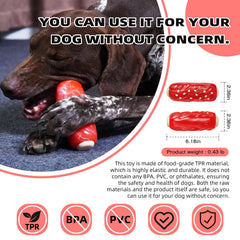 LiuMelinda quiet squeak dog toy offers mild sound to attract play without loud distractions.