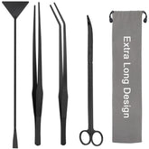 Liveek aquarium aquascape kit 11-6 curved scissors for precise plant trimming