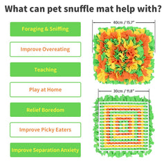 LIVEKEY Snuffle Mat closeup shows dense fibers for treasure hiding.