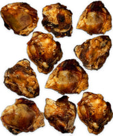 Lively Tails beef knee caps dog bones packaging close-up for aggressive chewers.