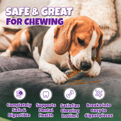 Lively Tails tendon strips slice image shows easy-to-break pieces for small dogs.