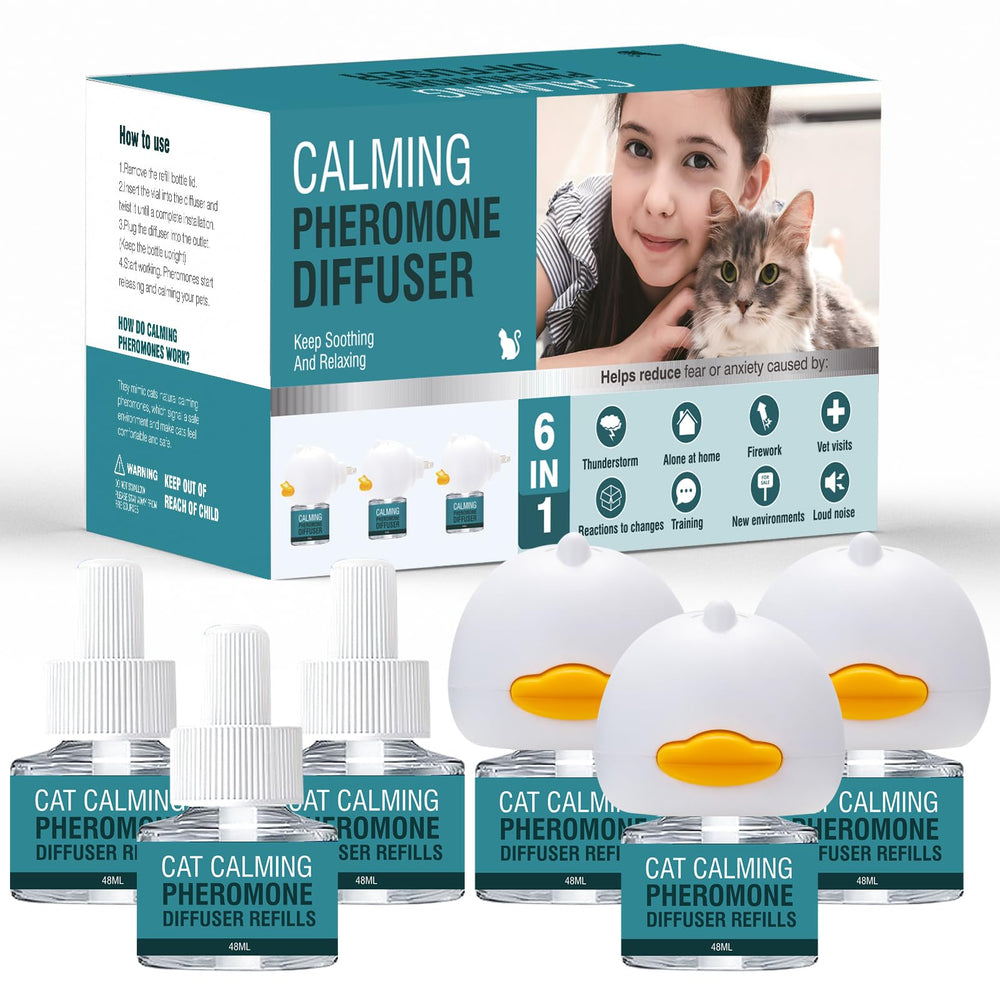 LIWENQI cat calming diffuser front view for a calm, stress-free home environment.