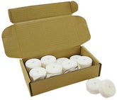 Lixit salt wheel bulk box front view—bulk pack simplifies refills for rabbits and guinea pigs.