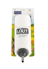Lixit small animal water bottle wide-mouth top view highlights BPA-free, easy-fill opening for pets.