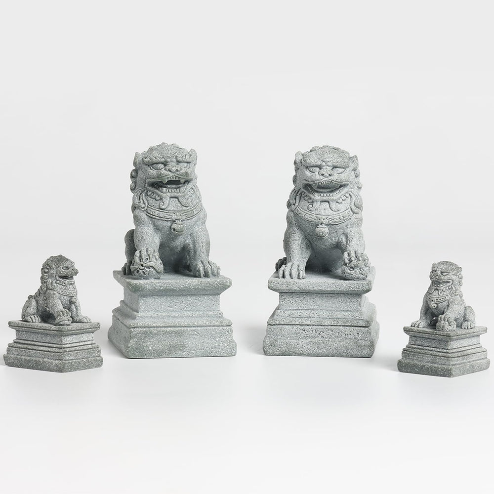 LIYAOLI large foo dog statue provides feng shui energy in your aquarium.