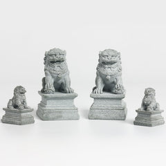 LIYAOLI large foo dog statue provides feng shui energy in your aquarium.
