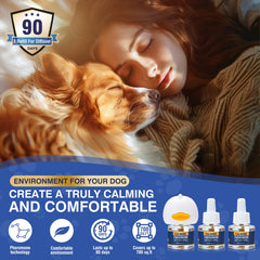 LKBHGF diffuser helps dogs relax during fireworks storms and travel.