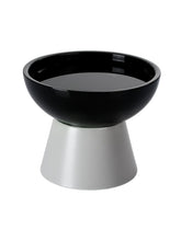 LoeJan elevated cat water bowl holds 18 ounces for spill-resistant hydration.