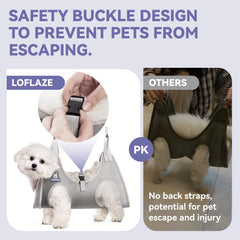 Loflaze grooming comb helps detangle and prep fur efficiently.