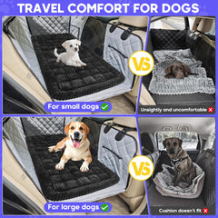 Loiion dog car bed mat durable easy-clean design simplifies maintenance after adventures.