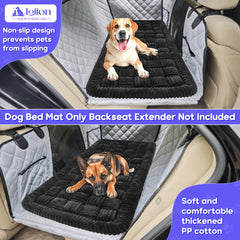 Loiion dog car bed mat non-slip backseat highlights secure rides and distraction-free driving.