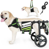 Lokshun dog wheelchair back legs harness supports mobility