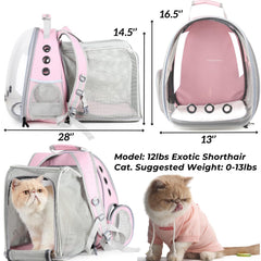 LOLLIMEOW expandable design interior providing extra space for naps during hikes