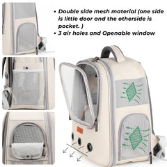 LOLLIMEOW nine-ventilation design enhances airflow to help pets stay cool