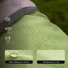 lomosell waterproof raincoat shows leash hole for easy daily walks