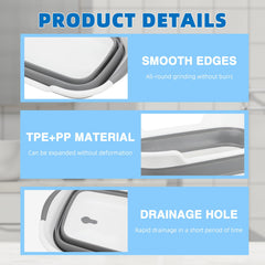 Lonepetu smooth TPE/PP tub safe for pets during baths.