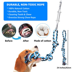 LOOBANI 24-inch tug rope offers safe distance and controlled play.