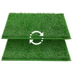 LOOBANI dog grass pee pad patch for indoor use with quick cleanup and replacement.