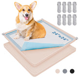 LOOBANI dog pee pad holder clip design keeps pads secure during potty training.
