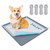 LOOBANI dog pee pad holder with clips secures pads for mess-free potty training.