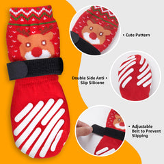 LOOBANI soft cotton dog socks for comfy indoor wear