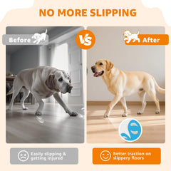 LOOBANI Paw Pads anti-slip-dots close-up highlights micro-suction traction.