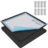 LOOBANI pee pad holder clip close-up shows four clamps for secure pads