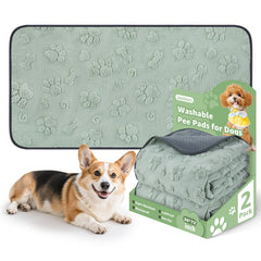 LOOBANI washable pee pads with dog-pattern design reduce mess for stylish home use