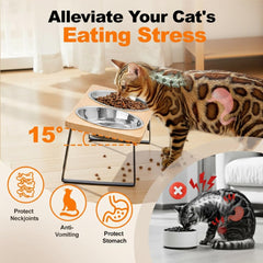 Loplurea stainless steel cat bowl dish endures daily use and cleans easily after meals.