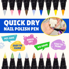 loqpol nail file included—finishing touch for smooth, durable pet nail shine.