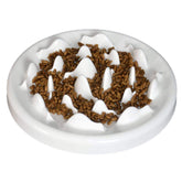 Lorde slow-feeder ceramic-surface highlights easy cleaning and durable glaze.