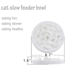 Lorde slow-feeder-cat-bowl-maze-design highlights portion control during meals.