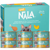 LOVE, NALA flaked chicken pumpkin-broth in bowl promotes hydration and appealing texture