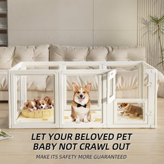 LoveTail safety-gap enclosure highlights snug fencing to keep energetic dogs contained.