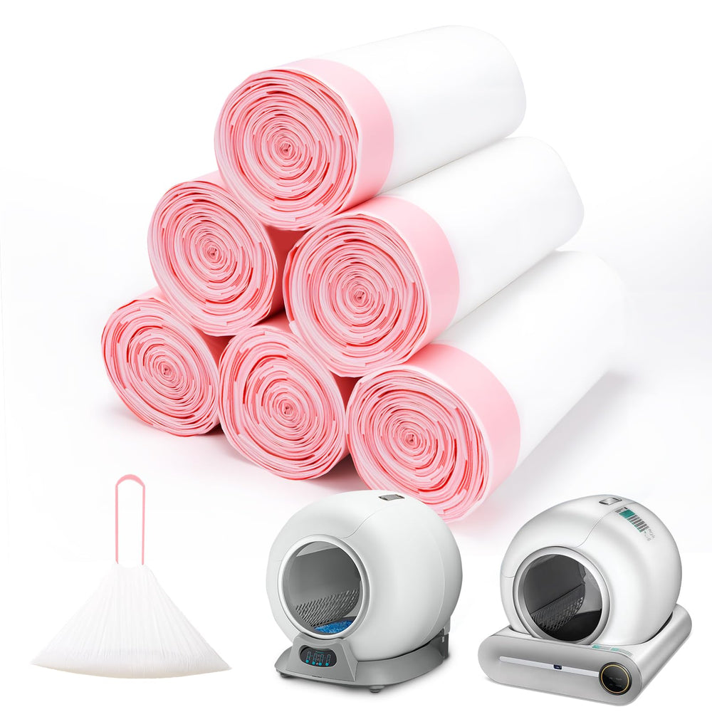 Loveishere 120-count heavy-duty litter liners pack designed for long-lasting use.