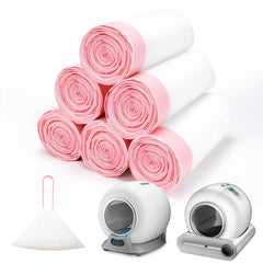 Loveishere 120-count heavy-duty litter liners pack designed for long-lasting use.
